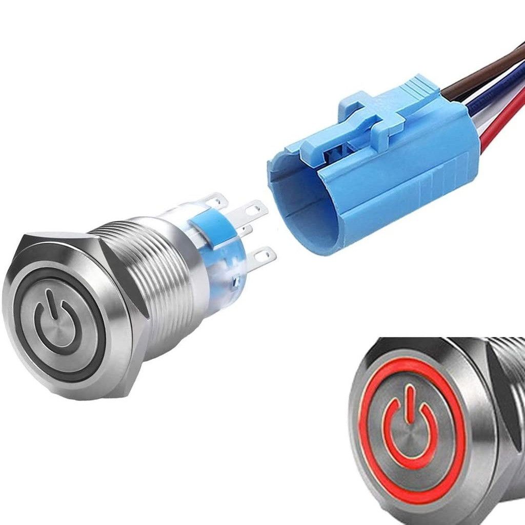LED TASTER 16mm. - CRVENI Beograd Zemun